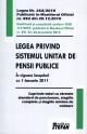 Legea privind sistemul unitar de pensii publice de COLECTIV - miracol.ro